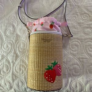 Kate Spade Wild Strawberries Straw bag